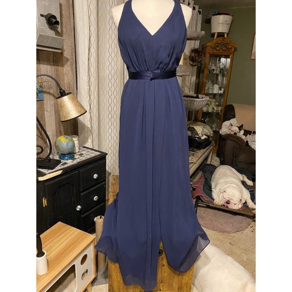 White by Vera Wang Long Dress Size 0 - Picture 2 of 9